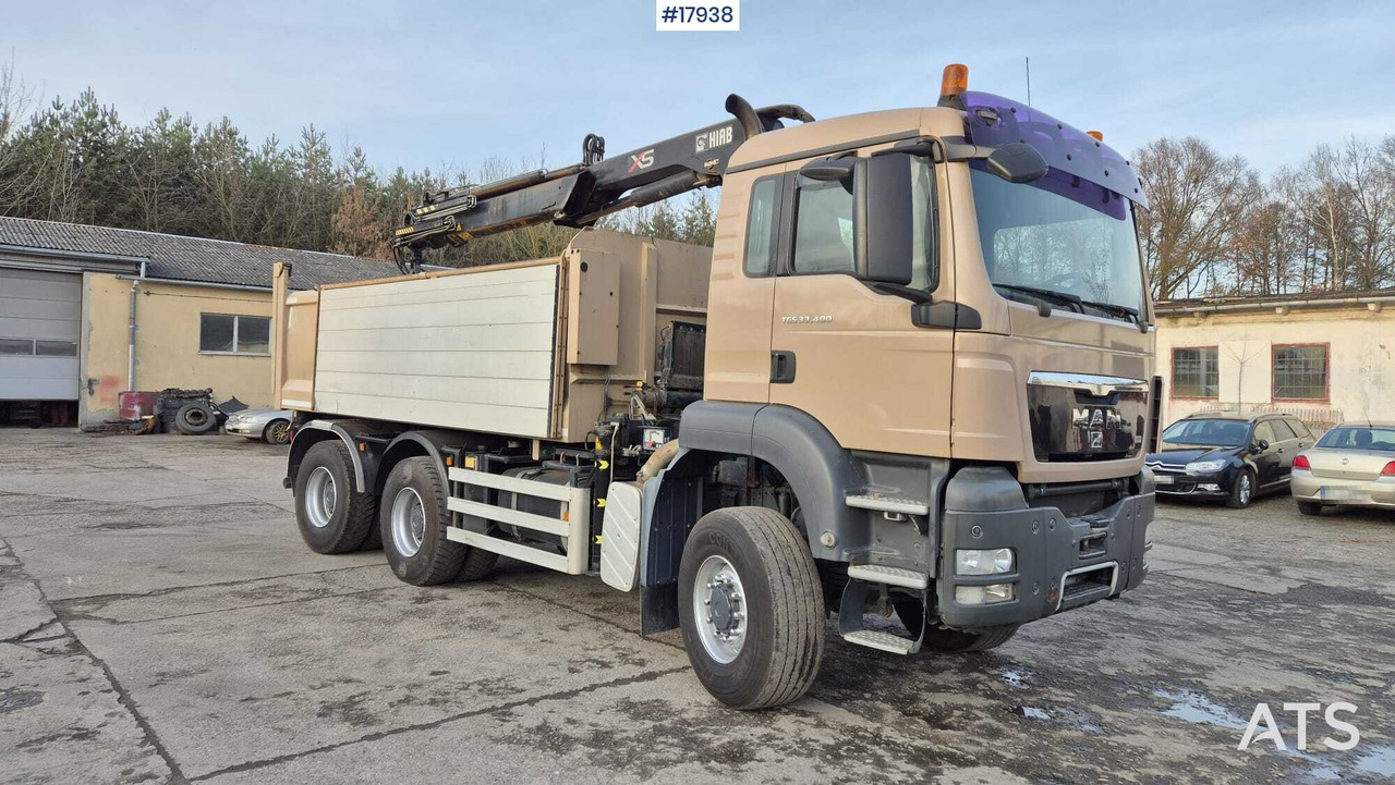 Tipper MAN TGS 33.400 6x4 HDS HIAB 144 DS-2 DUO (2009) - Самосвал, Автоманипулятор: фото 5 Tipper MAN TGS 33.400 6x4 HDS HIAB 144 DS-2 DUO (2009) - Самосвал, Автоманипулятор: фото 5