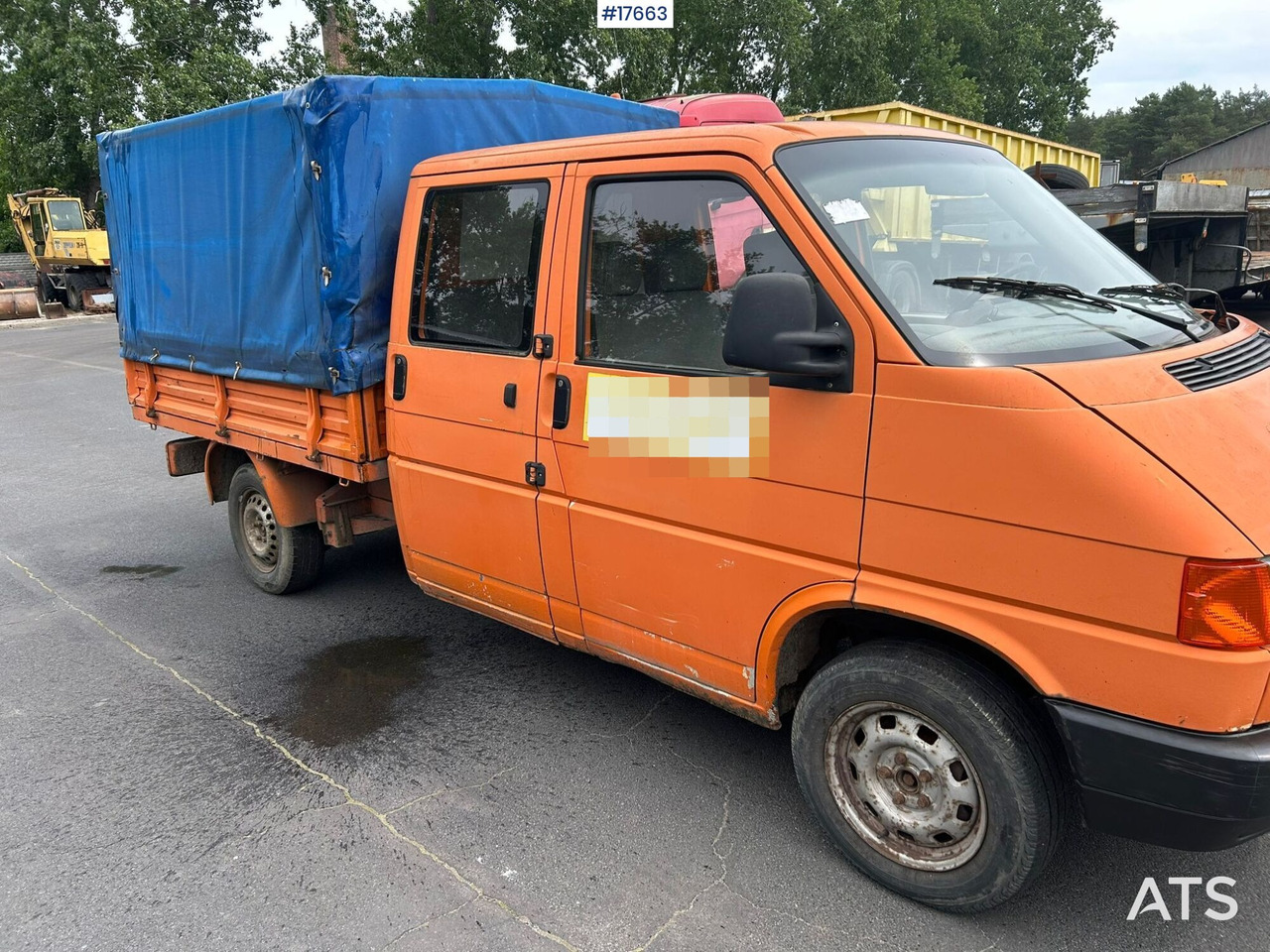 Volkswagen Transporter 1.9D double cab with box body (1992) - Тентованный фургон, Грузопассажирский фургон: фото 5 Volkswagen Transporter 1.9D double cab with box body (1992) - Тентованный фургон, Грузопассажирский фургон: фото 5