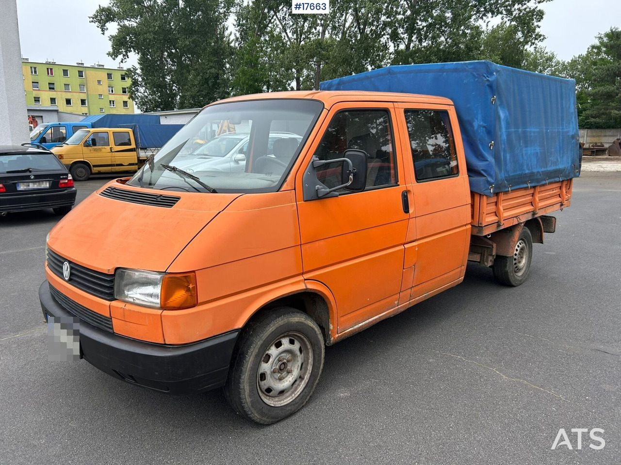 Volkswagen Transporter 1.9D double cab with box body (1992) - Тентованный фургон, Грузопассажирский фургон: фото 4 Volkswagen Transporter 1.9D double cab with box body (1992) - Тентованный фургон, Грузопассажирский фургон: фото 4