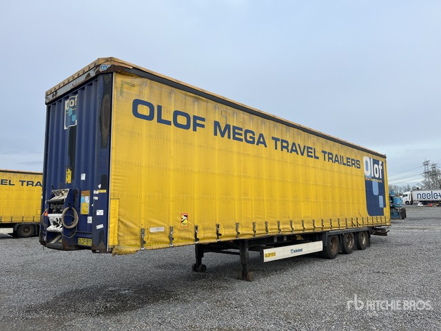 2015 Krone Mega Sattelauflieger Curtain Side Trailer - Тентованный прицеп: фото 1 2015 Krone Mega Sattelauflieger Curtain Side Trailer - Тентованный прицеп: фото 1