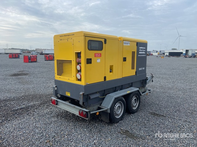 2016 Atlas Copco QAS100 100 kVA Mobile Generator Set - Электрогенератор: фото 5 2016 Atlas Copco QAS100 100 kVA Mobile Generator Set - Электрогенератор: фото 5