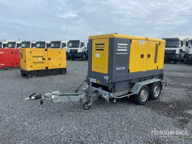 2016 Atlas Copco QAS100 100 kVA Mobile Generator Set - Электрогенератор: фото 2 2016 Atlas Copco QAS100 100 kVA Mobile Generator Set - Электрогенератор: фото 2