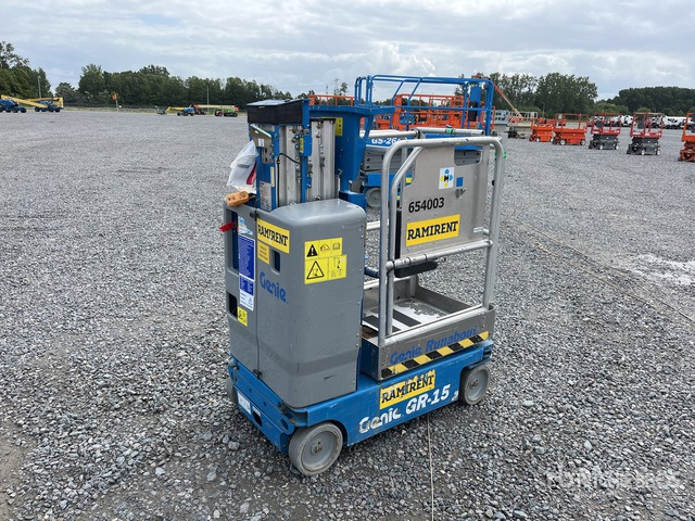 2016 Genie GR-15 (Inoperable) Vertical Mast Lift - Вертикальный мачтовый подъемник: фото 4 2016 Genie GR-15 (Inoperable) Vertical Mast Lift - Вертикальный мачтовый подъемник: фото 4