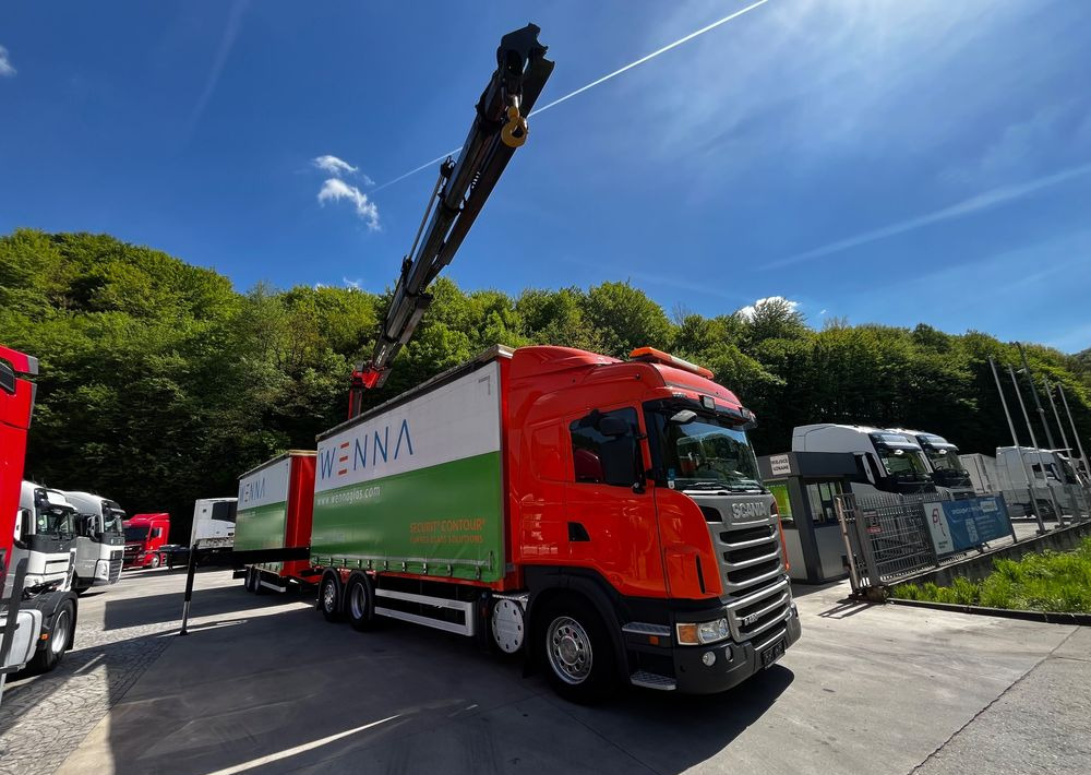 Scania G420 // Tandem // HDS Palfinger 18002 EH // Przyczepa // Oś skrętna podnoszona // Video !!! - Тентованный грузовик, Электрогрузовик: фото 2 Scania G420 // Tandem // HDS Palfinger 18002 EH // Przyczepa // Oś skrętna podnoszona // Video !!! - Тентованный грузовик, Электрогрузовик: фото 2