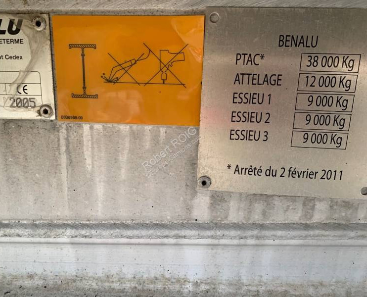 Самосвальный полуприцеп Benalu MultiRunner C34CSB01: фото 9 Самосвальный полуприцеп Benalu MultiRunner C34CSB01: фото 9