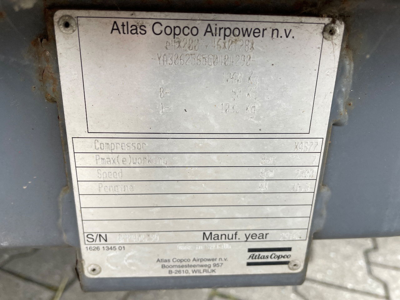 Atlas Copco Xas77 - Воздушный компрессор: фото 5 Atlas Copco Xas77 - Воздушный компрессор: фото 5