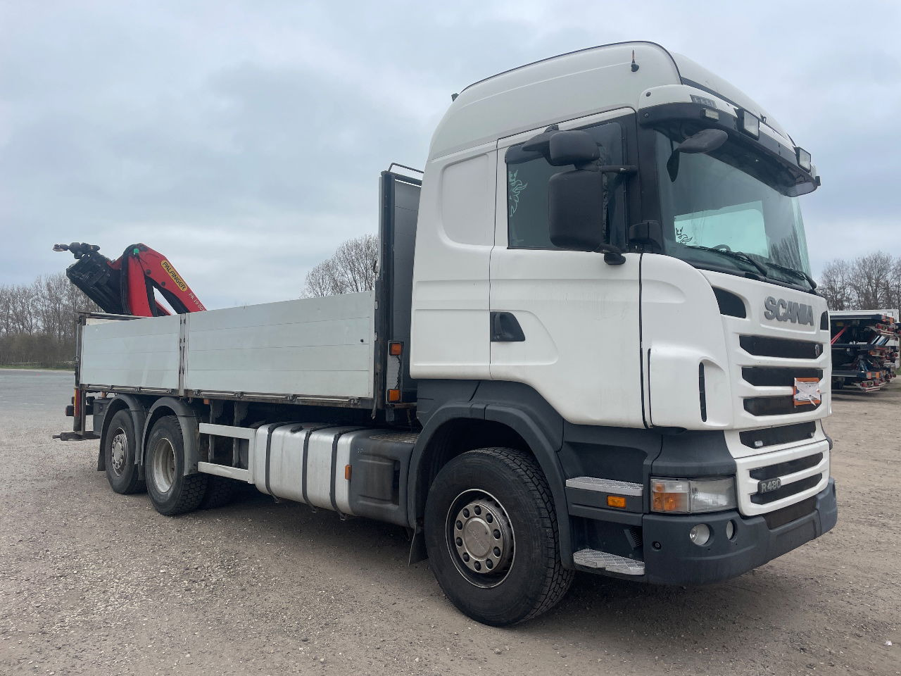 Грузовик бортовой/ Платформа Scania R480 with Palfinger PK 19.001 SLD crane: фото 6