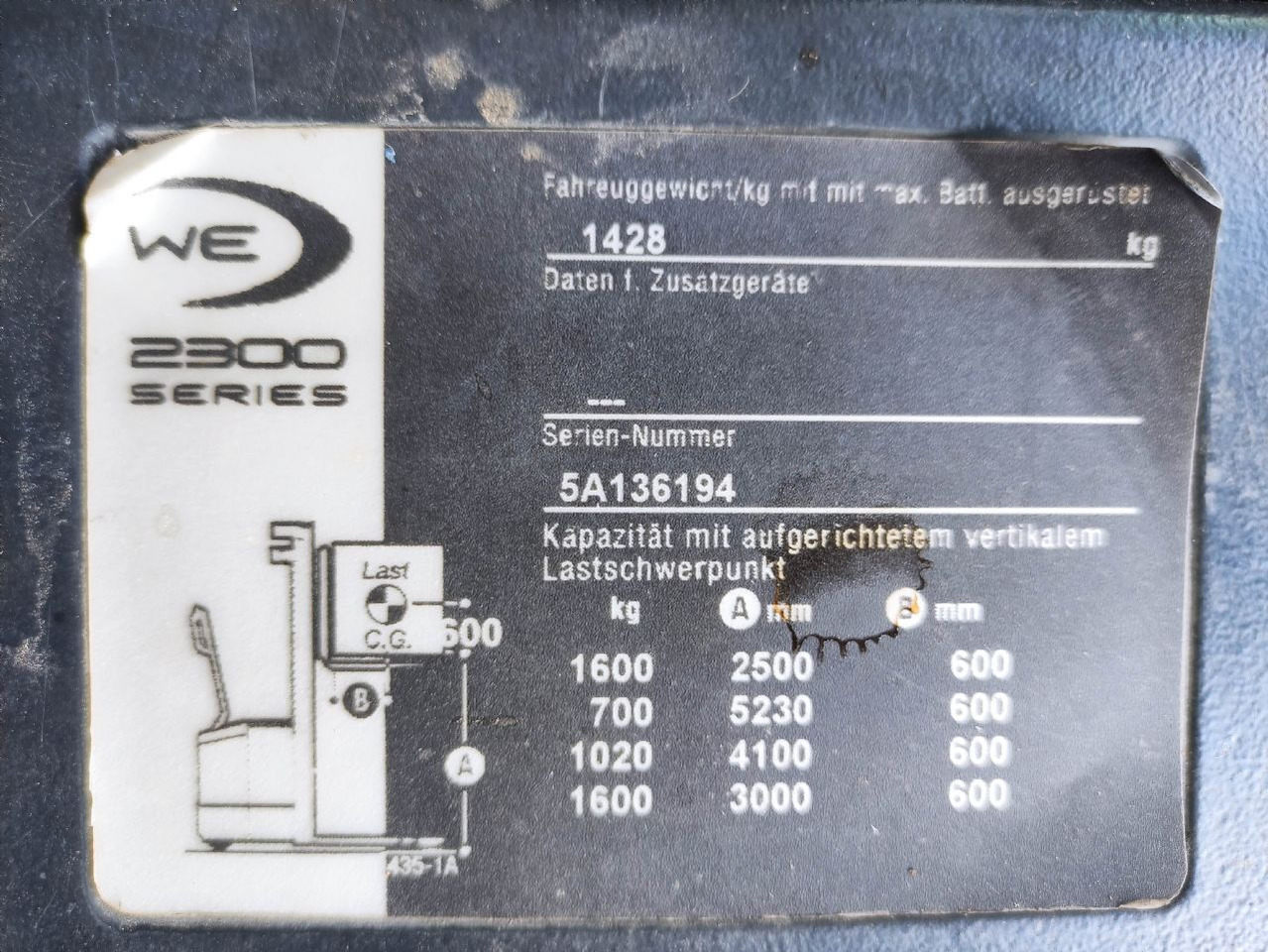 Crown WE 2300-1.6 TT - Штабелер: фото 5 Crown WE 2300-1.6 TT - Штабелер: фото 5