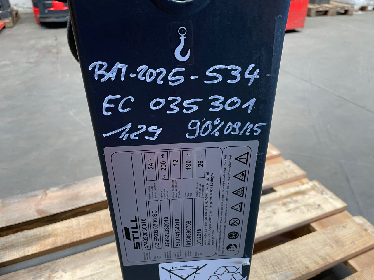 Exide 24 Volt I 2EPzB 200 - Аккумулятор для Погрузочно-разгрузочной техники: фото 5 Exide 24 Volt I 2EPzB 200 - Аккумулятор для Погрузочно-разгрузочной техники: фото 5