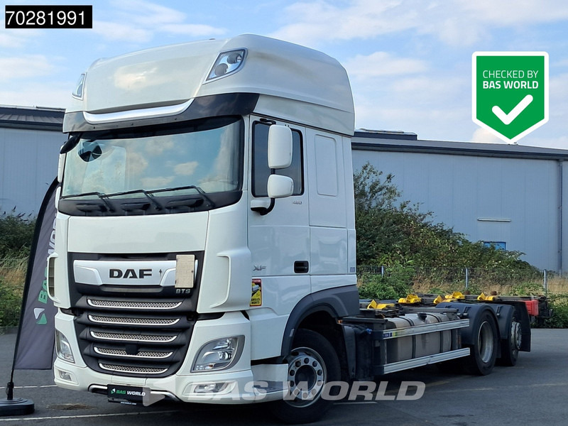 DAF XF 480 6X2 BDF 2xTanks Lift+lenkasche Automatic Retarder ACC Euro 6 - Грузовик-контейнеровоз/ Сменный кузов: фото 1 DAF XF 480 6X2 BDF 2xTanks Lift+lenkasche Automatic Retarder ACC Euro 6 - Грузовик-контейнеровоз/ Сменный кузов: фото 1