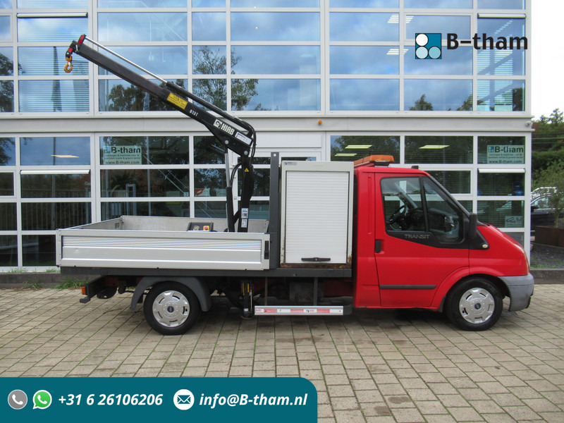 Ford Transit 300M 2.2 TDCI + HIAB 013T Kraan Kran Crane - Малотоннажный бортовой грузовик: фото 1 Ford Transit 300M 2.2 TDCI + HIAB 013T Kraan Kran Crane - Малотоннажный бортовой грузовик: фото 1