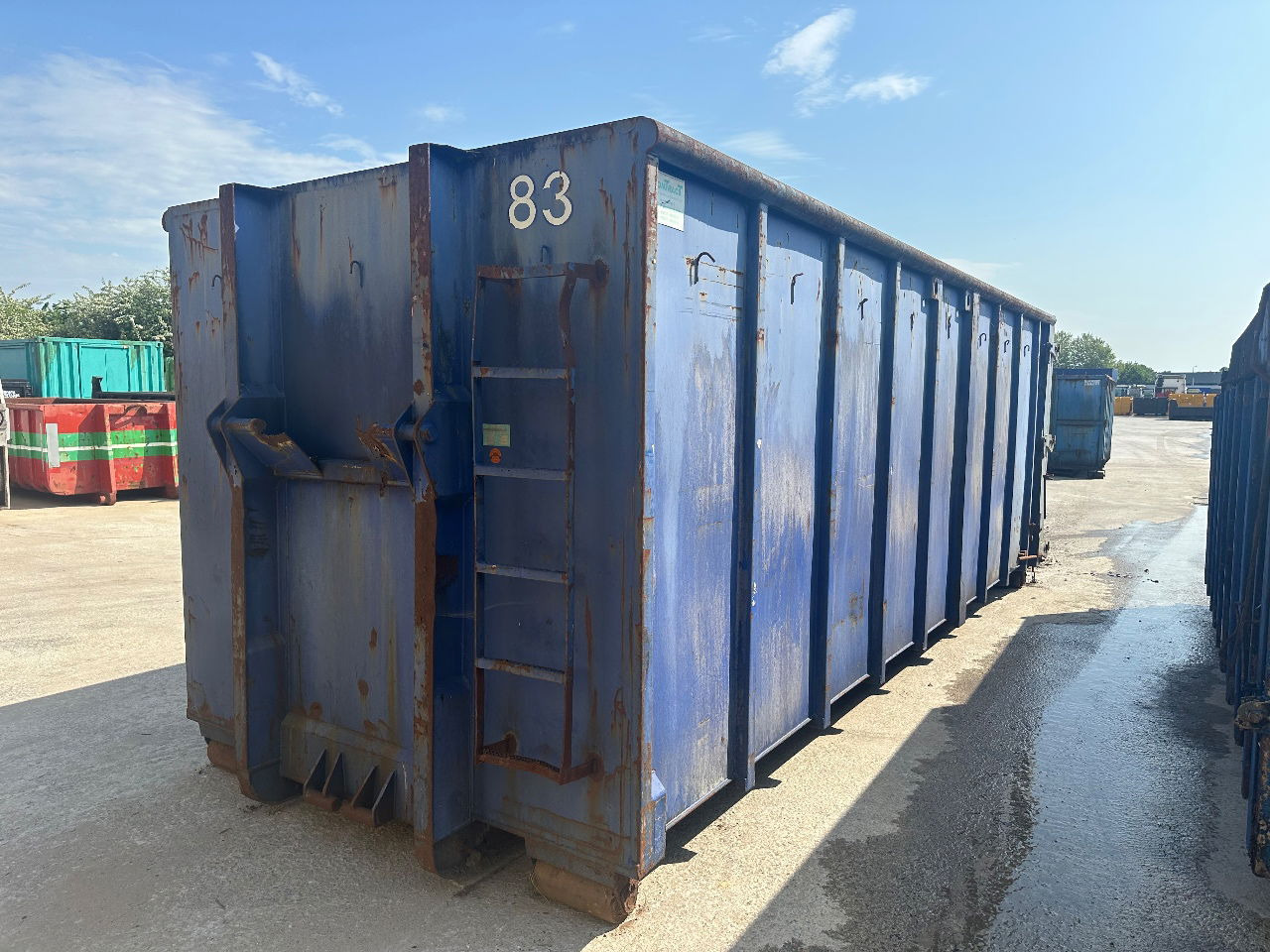 Alustahl 32 m3 met 1 grote achterdeur - Сменный кузов/ Контейнер: фото 1 Alustahl 32 m3 met 1 grote achterdeur - Сменный кузов/ Контейнер: фото 1
