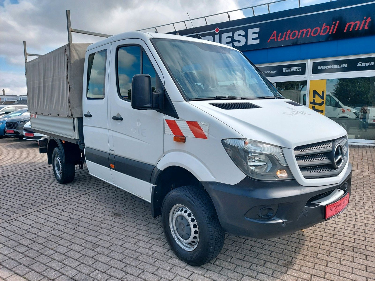 Mercedes-Benz Sprinter II Pritsche DoKa 316 4X4 Klima Standhei - Тентованный фургон, Грузопассажирский фургон: фото 1 Mercedes-Benz Sprinter II Pritsche DoKa 316 4X4 Klima Standhei - Тентованный фургон, Грузопассажирский фургон: фото 1