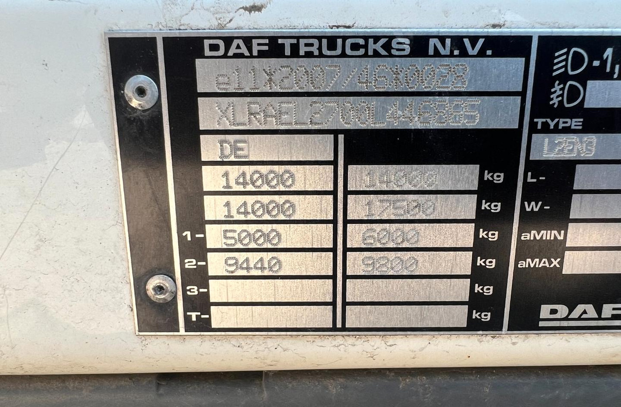Грузовик с закрытым кузовом Daf lf 250 fa furgone 8 mt euro 6: фото 11