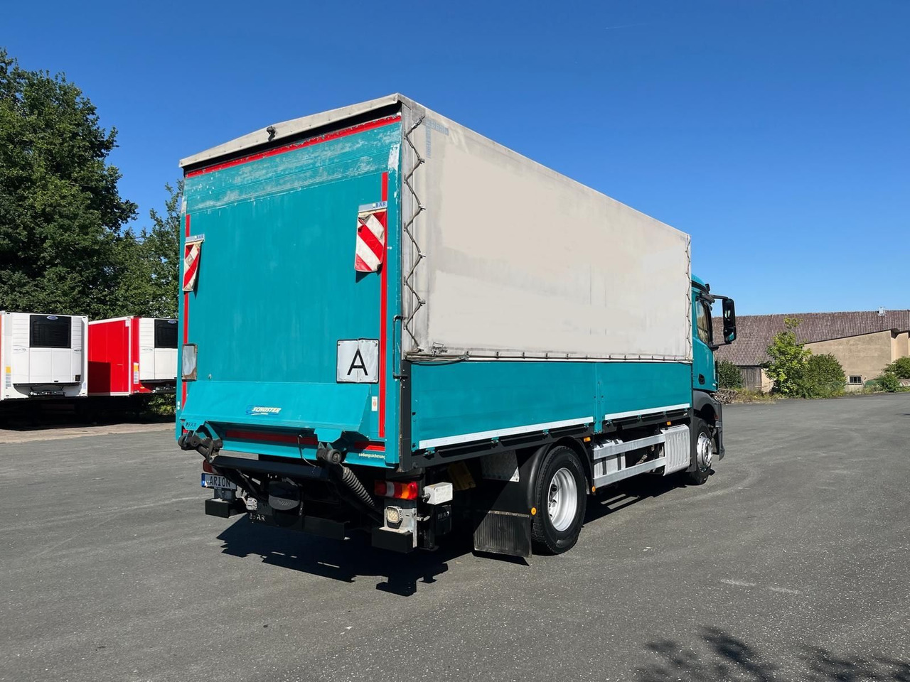 Mercedes-Benz Antos 2 1836 4x2 Pritsche+Plane/LBW/BÄR/AC/EU6 - Тентованный грузовик: фото 4 Mercedes-Benz Antos 2 1836 4x2 Pritsche+Plane/LBW/BÄR/AC/EU6 - Тентованный грузовик: фото 4