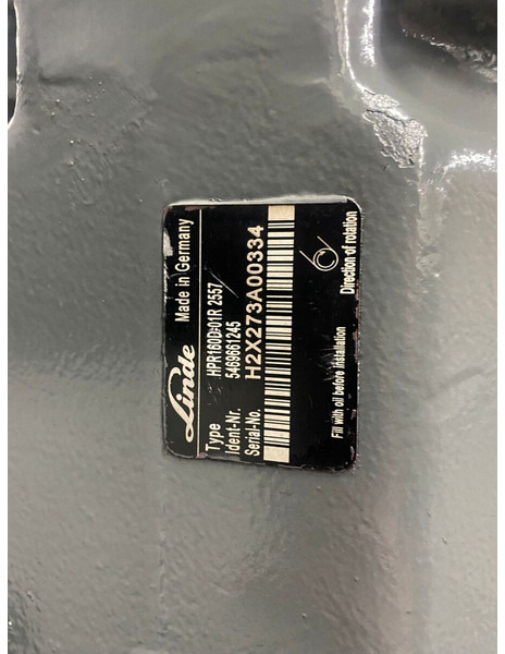 Linde HPR160D-01R 2557 - Гидравлический насос: фото 5 Linde HPR160D-01R 2557 - Гидравлический насос: фото 5