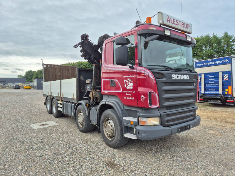 Автоманипулятор Scania R480 8x2/4 // Hiab 244 EP-5 // Hyd - ramp: фото 8