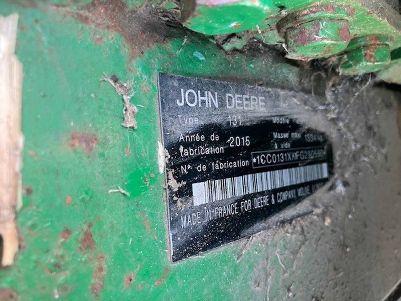 John Deere 131 - Техника для сенозаготовки: фото 4 John Deere 131 - Техника для сенозаготовки: фото 4