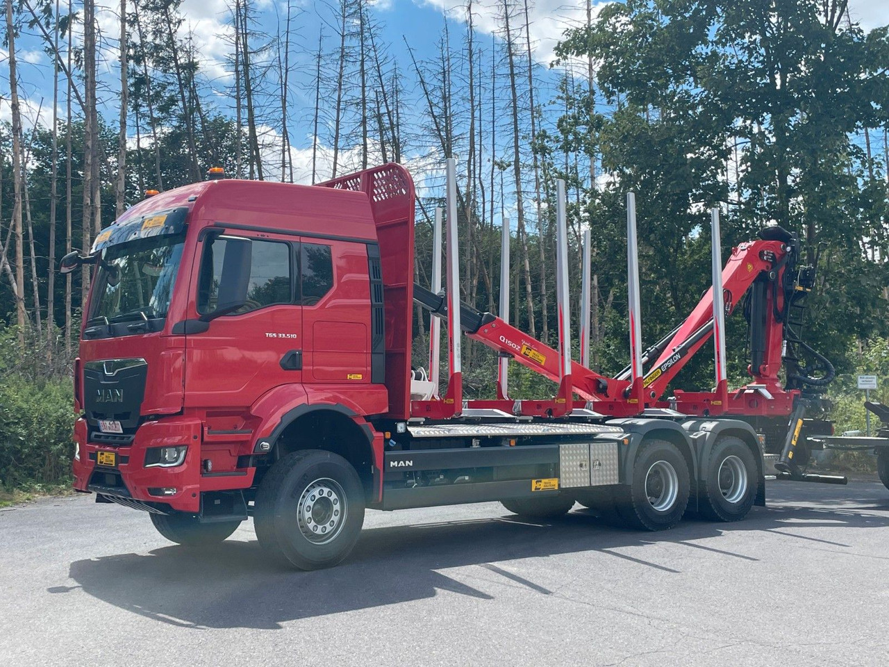 MAN TGS 33.510 6X4 BL Euro6e EPSILON 170Z - Лесовоз, Автоманипулятор: фото 3 MAN TGS 33.510 6X4 BL Euro6e EPSILON 170Z - Лесовоз, Автоманипулятор: фото 3