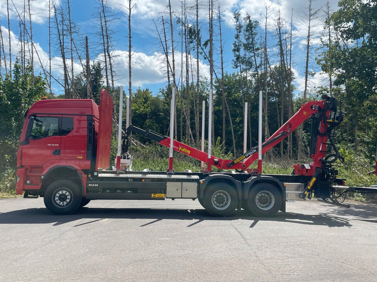MAN TGS 33.510 6X4 BL Euro6e EPSILON 170Z - Лесовоз, Автоманипулятор: фото 5 MAN TGS 33.510 6X4 BL Euro6e EPSILON 170Z - Лесовоз, Автоманипулятор: фото 5