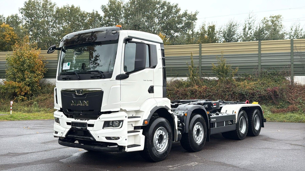 MAN TGS 35.480 8x4 Euro6e Hiab MultLift Abrollkipper - Крюковой мультилифт, Автоманипулятор: фото 1 MAN TGS 35.480 8x4 Euro6e Hiab MultLift Abrollkipper - Крюковой мультилифт, Автоманипулятор: фото 1