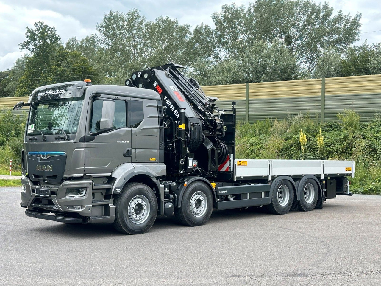 MAN TGS 35.520 8x4 BL HIAB X-HiPro858E-8 & Jib150x-6 - Грузовик бортовой/ Платформа, Автоманипулятор: фото 4 MAN TGS 35.520 8x4 BL HIAB X-HiPro858E-8 & Jib150x-6 - Грузовик бортовой/ Платформа, Автоманипулятор: фото 4