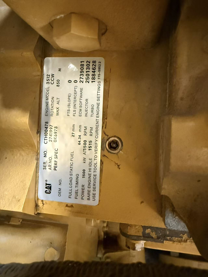 CATPILLAR 3512B - Промышленное оборудование, Электрогенератор: фото 3 CATPILLAR 3512B - Промышленное оборудование, Электрогенератор: фото 3