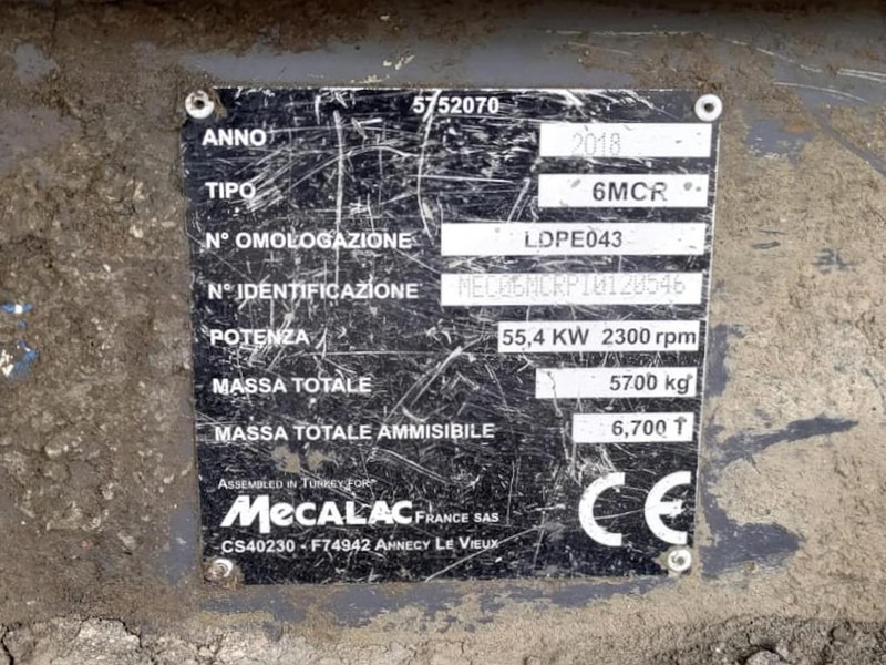 Mecalac 6MCR - Мини-экскаватор: фото 5 Mecalac 6MCR - Мини-экскаватор: фото 5