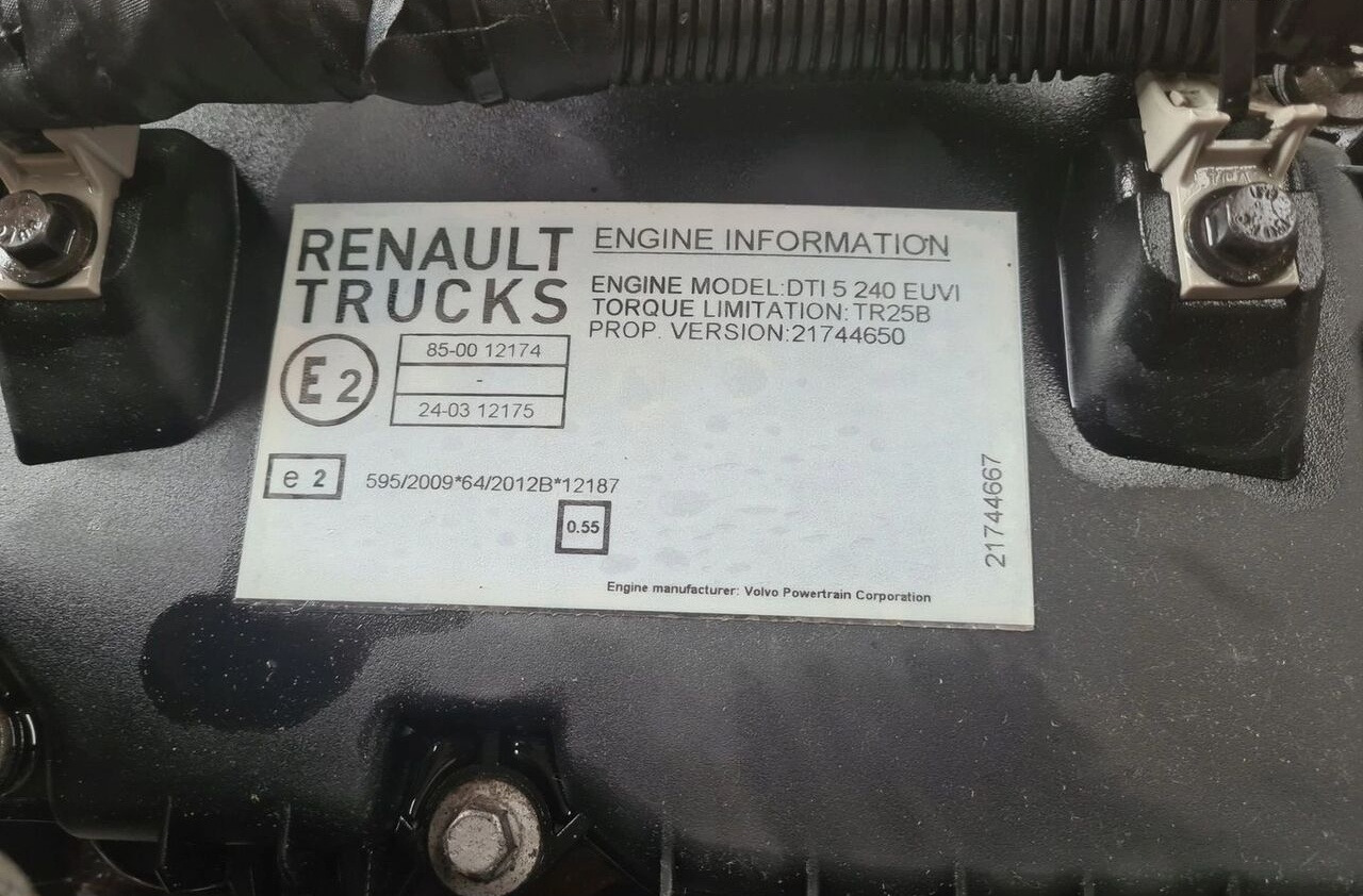 Renault D12 240 DTI5 Renault D12 GAMA D - Двигатель для Грузовиков: фото 2 Renault D12 240 DTI5 Renault D12 GAMA D - Двигатель для Грузовиков: фото 2