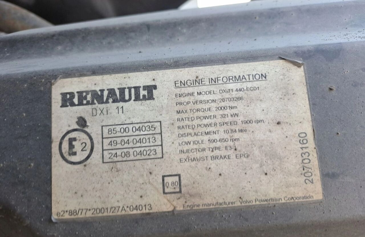 Renault SPRZEDAM KOMPLETNY PREMIUM DXI 11 440 EURO 3. Renault - Двигатель для Грузовиков: фото 3 Renault SPRZEDAM KOMPLETNY PREMIUM DXI 11 440 EURO 3. Renault - Двигатель для Грузовиков: фото 3