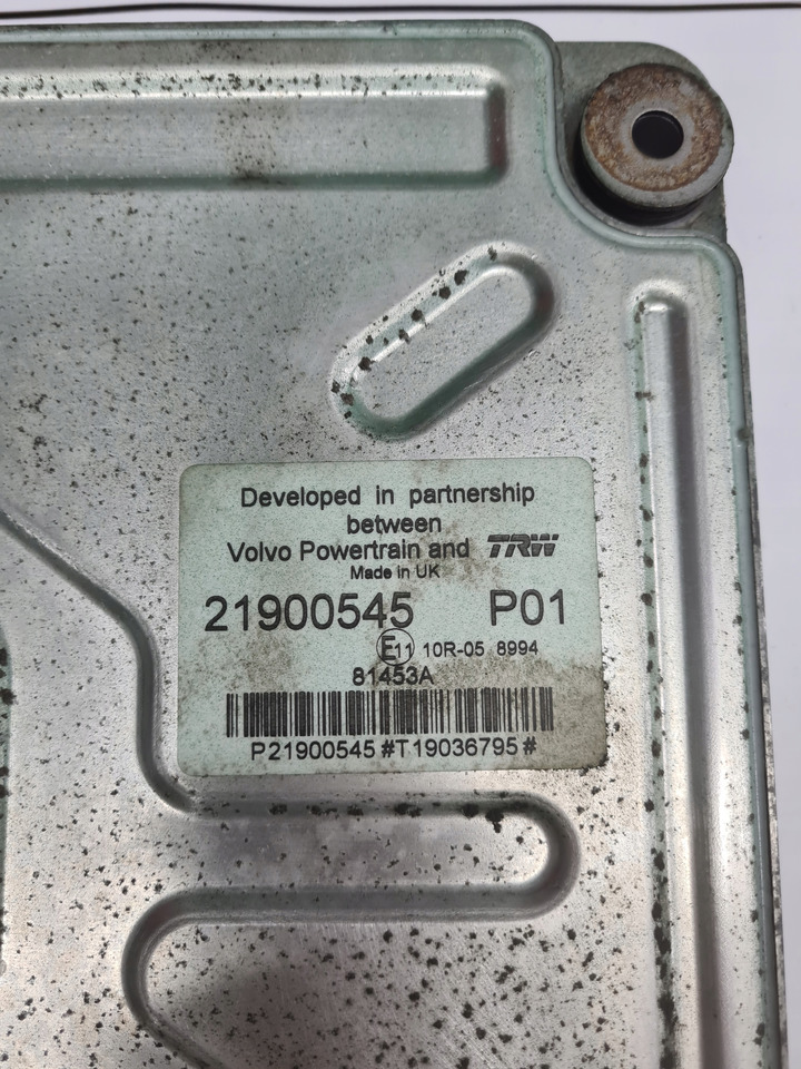 VOLVO KASETA KOMPUTER SILNIKA RENAULT GAMA T RANGE VOLVO FH 4 FM 4 21900545-P01 - Блок управления для Грузовиков: фото 5 VOLVO KASETA KOMPUTER SILNIKA RENAULT GAMA T RANGE VOLVO FH 4 FM 4 21900545-P01 - Блок управления для Грузовиков: фото 5