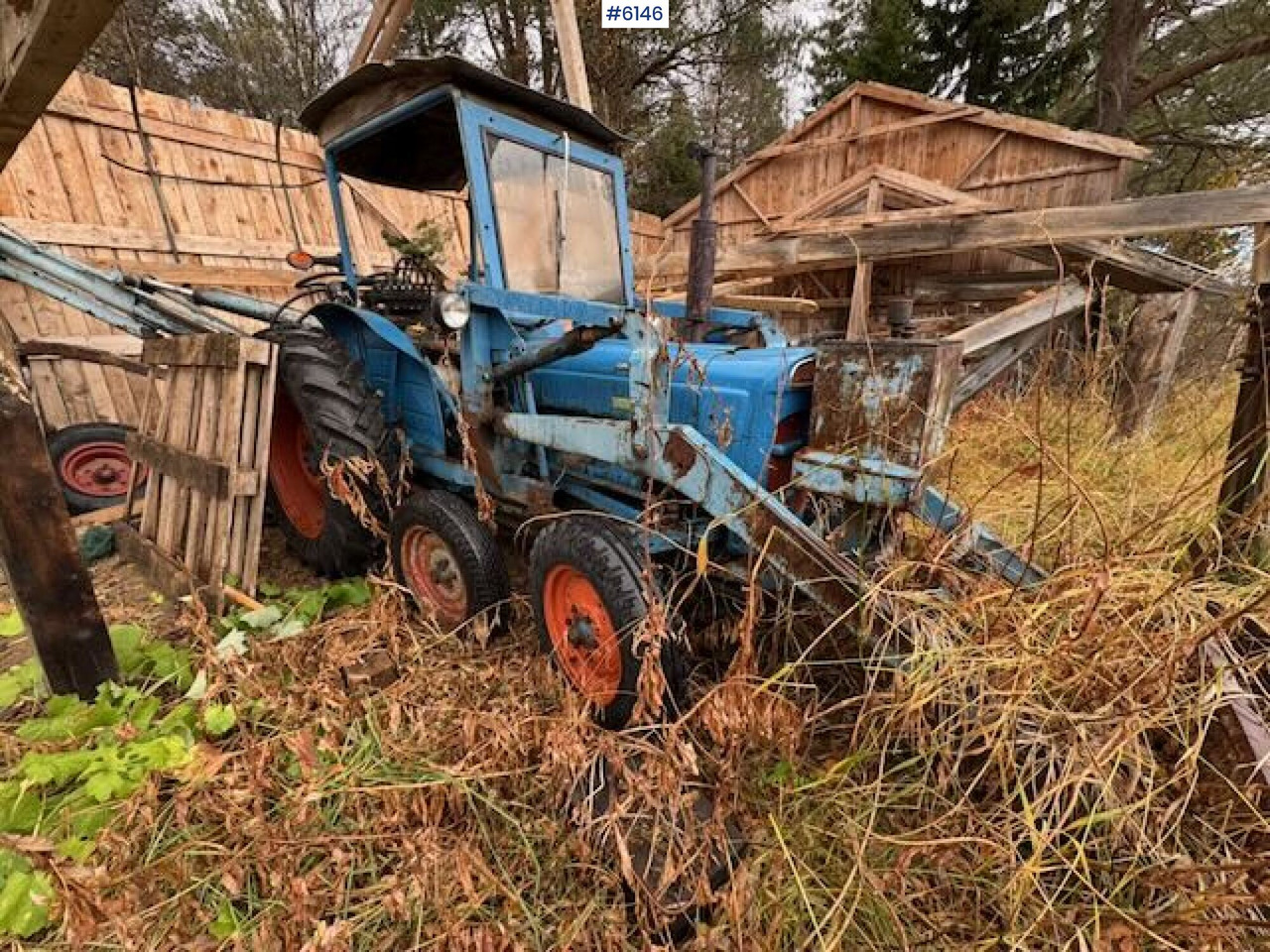 1962 Fordson Dexta with Hamjern backhoe attachment - Трактор: фото 2 1962 Fordson Dexta with Hamjern backhoe attachment - Трактор: фото 2