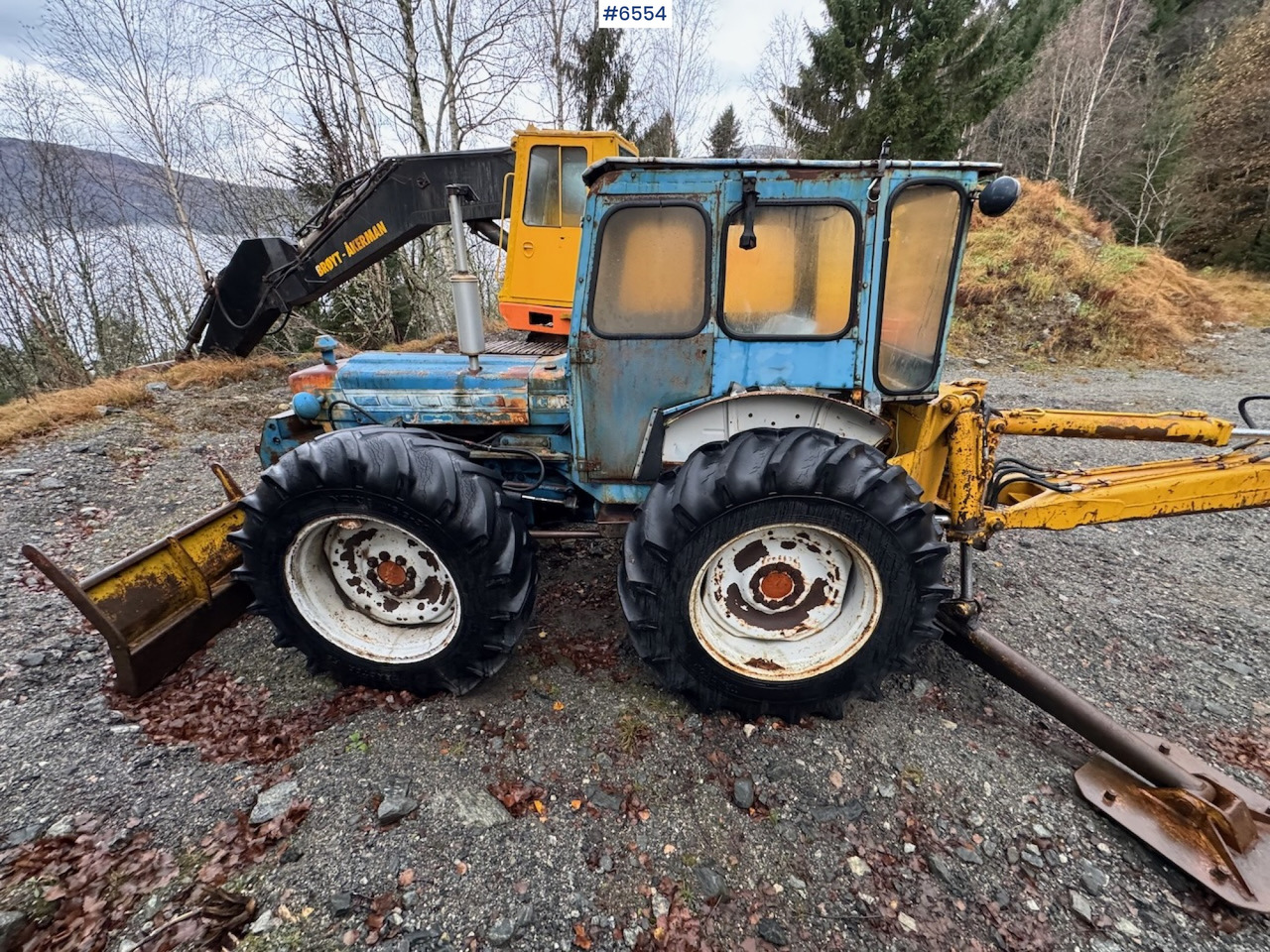 1976 Ford County 854T Super 4 w/ Hymas excavator attachment. - Трактор: фото 3 1976 Ford County 854T Super 4 w/ Hymas excavator attachment. - Трактор: фото 3
