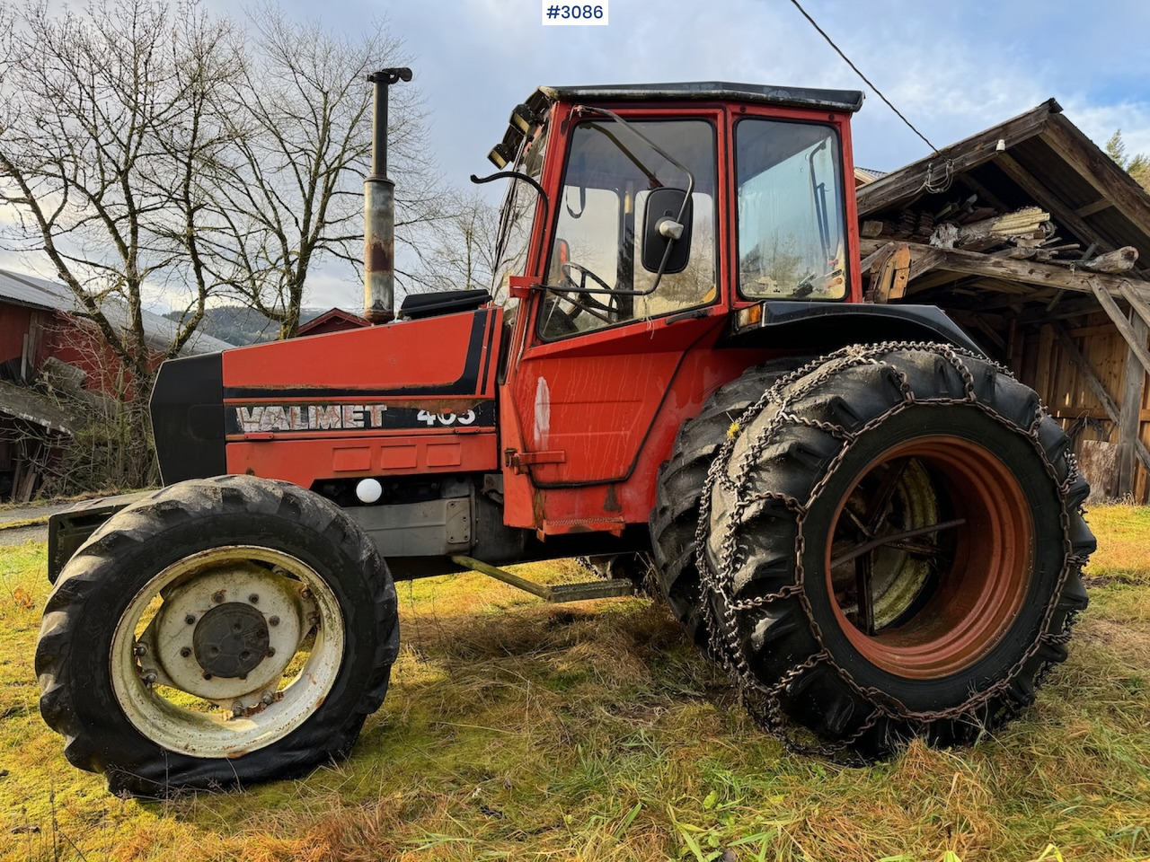 1987 Valmet 405 w/twin wheels - Трактор: фото 1 1987 Valmet 405 w/twin wheels - Трактор: фото 1