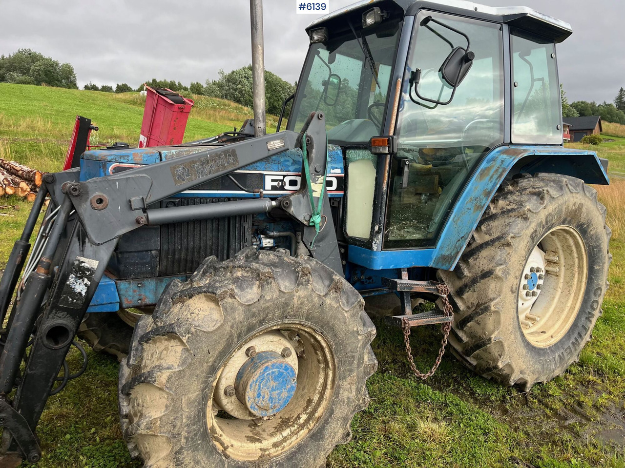 1992 Ford 5640 w/ Trima front loader - Трактор: фото 1 1992 Ford 5640 w/ Trima front loader - Трактор: фото 1