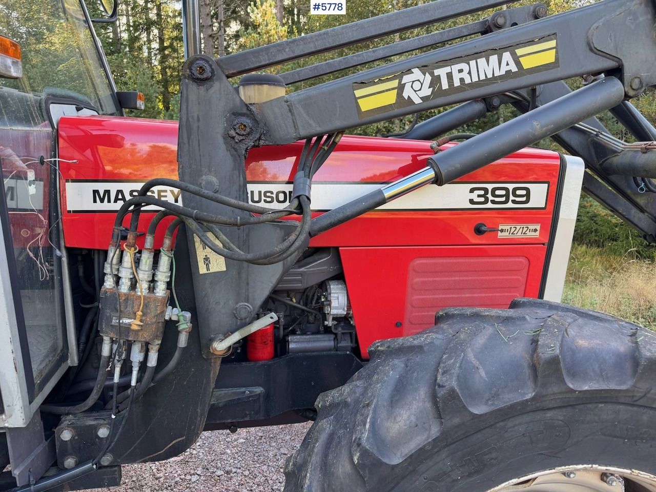 1995 Massey Ferguson 399 w/ front loader. - Трактор: фото 3 1995 Massey Ferguson 399 w/ front loader. - Трактор: фото 3