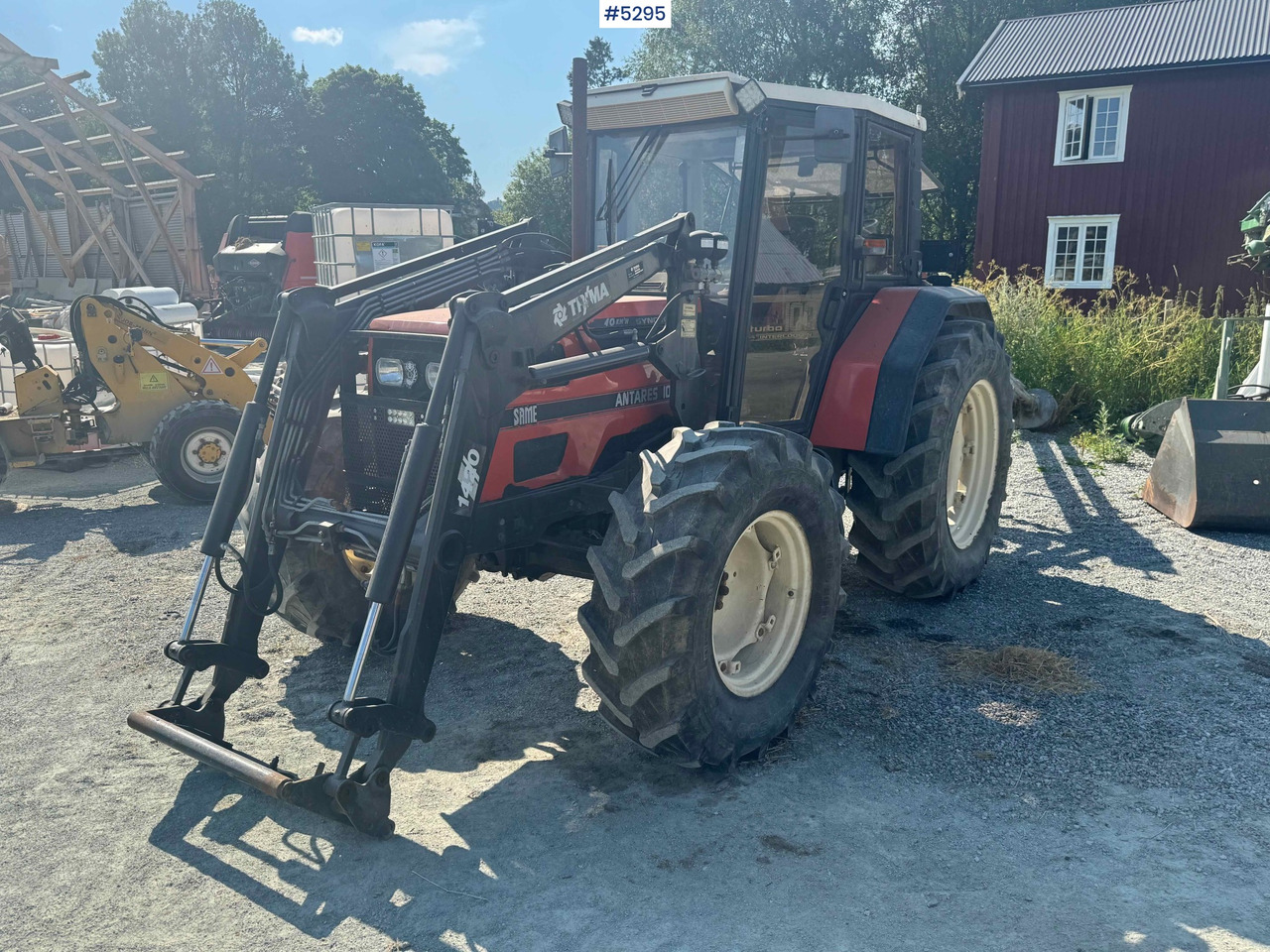 1995 SAME Antares tractor w/ front loader. WATCH VIDEO! - Трактор: фото 3 1995 SAME Antares tractor w/ front loader. WATCH VIDEO! - Трактор: фото 3