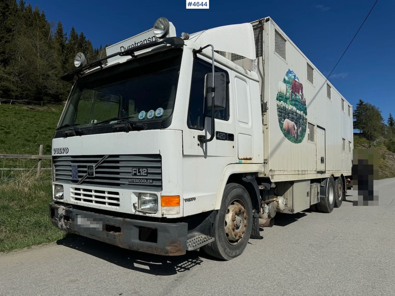 1997 Volvo FL12 6x2 Dyretransportbil - Грузовик для перевозки животных: фото 2 1997 Volvo FL12 6x2 Dyretransportbil - Грузовик для перевозки животных: фото 2