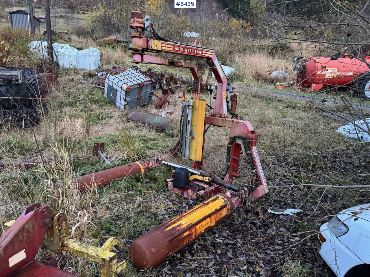 2001 Tellefsdal Auto Wrap 1300 Round bale wrapper. - Техника для сенозаготовки: фото 1 2001 Tellefsdal Auto Wrap 1300 Round bale wrapper. - Техника для сенозаготовки: фото 1