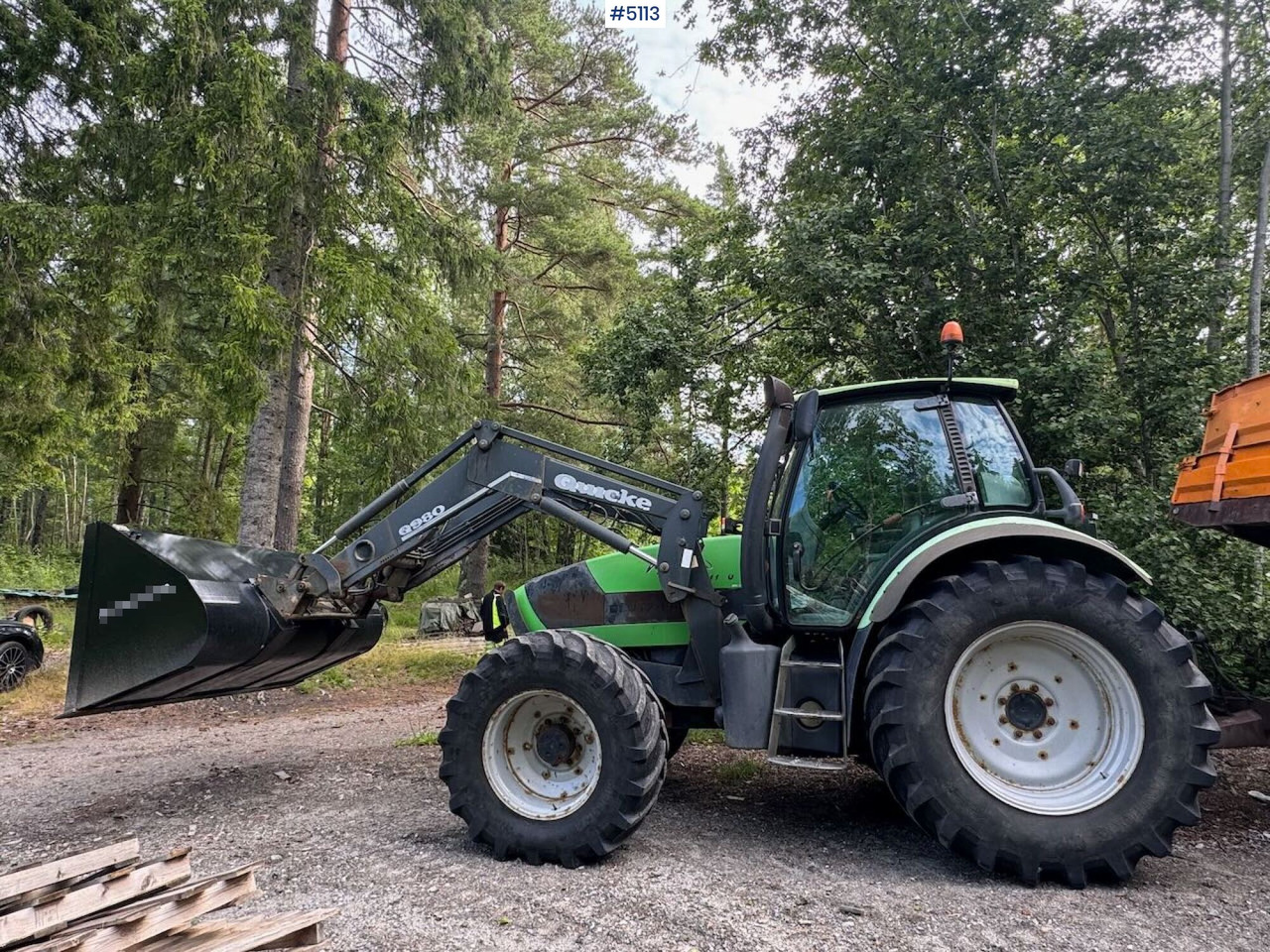 2004 Deutz-Fahr Agrotron TTV 1130 w/ front loader в лизинг 2004 Deutz-Fahr Agrotron TTV 1130 w/ front loader: фото 12