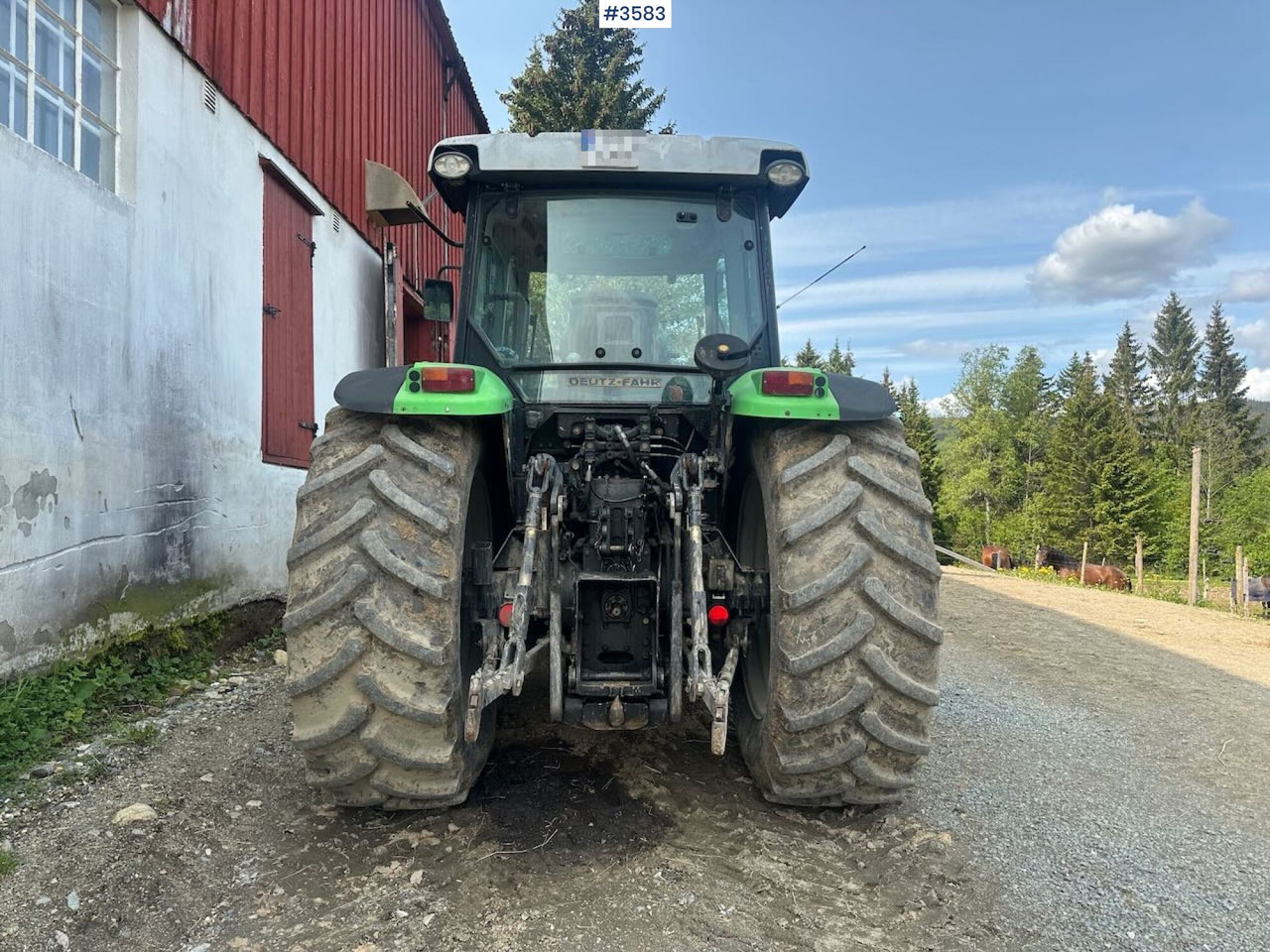 2008 Deutz-Fahr Agrofarm 100 traktor w/ Trima Front loader. See hours! - Трактор: фото 4 2008 Deutz-Fahr Agrofarm 100 traktor w/ Trima Front loader. See hours! - Трактор: фото 4