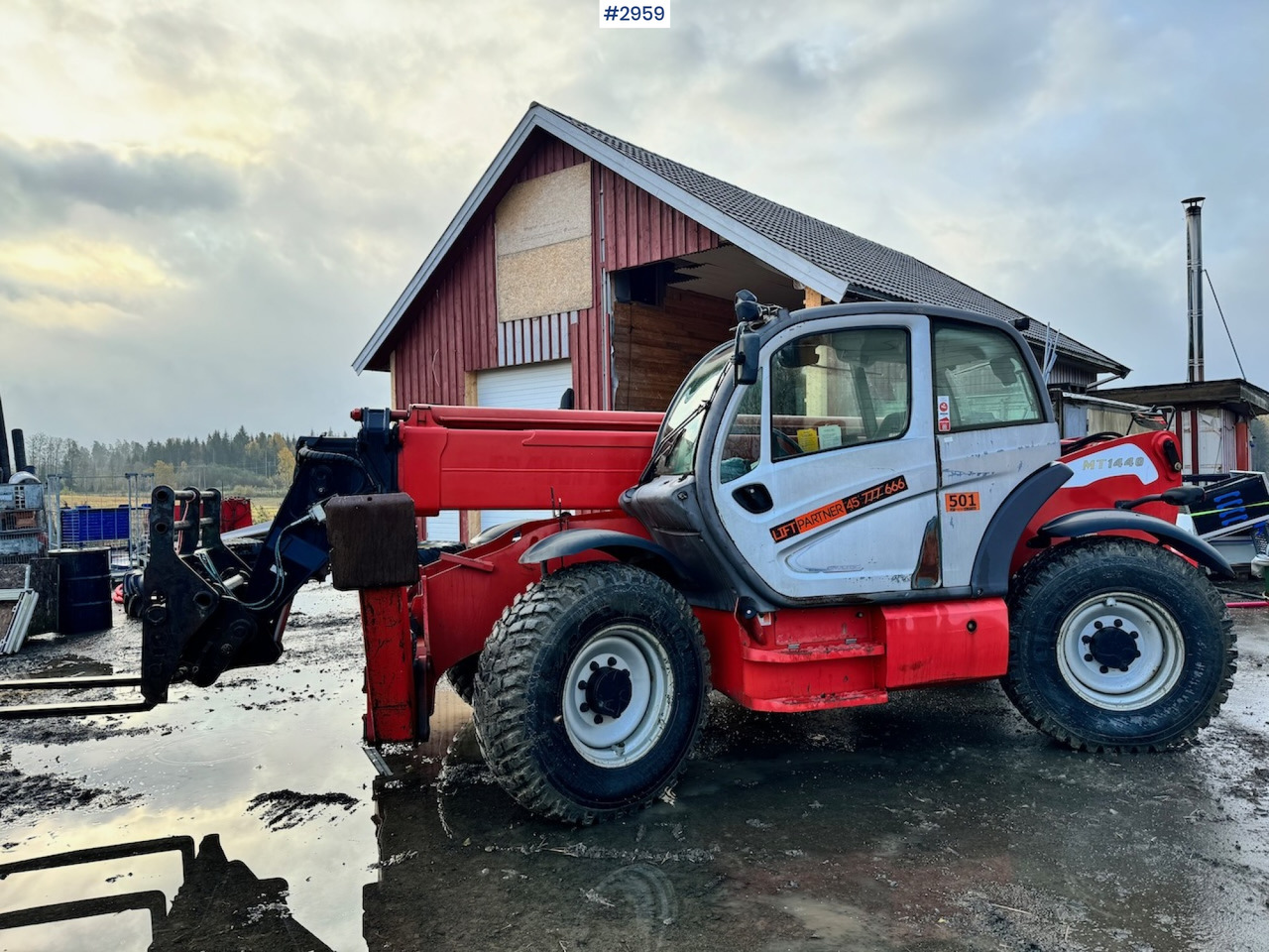 2009 Manitou MT 1440 Telescopic truck w/ Bucket, Pallet forks and Lifting jib - Телескопический погрузчик: фото 2 2009 Manitou MT 1440 Telescopic truck w/ Bucket, Pallet forks and Lifting jib - Телескопический погрузчик: фото 2