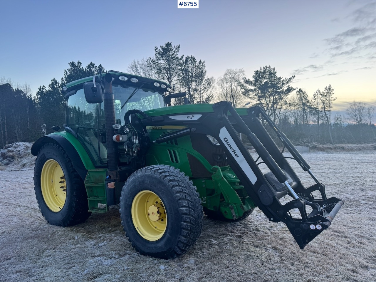 2013 John Deere 6125R w/ Front Hydraulics and Front Loader. - Трактор: фото 3 2013 John Deere 6125R w/ Front Hydraulics and Front Loader. - Трактор: фото 3
