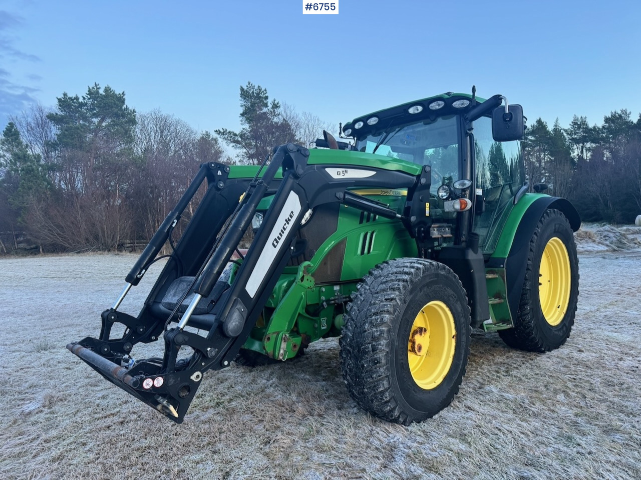 2013 John Deere 6125R w/ Front Hydraulics and Front Loader. - Трактор: фото 1 2013 John Deere 6125R w/ Front Hydraulics and Front Loader. - Трактор: фото 1