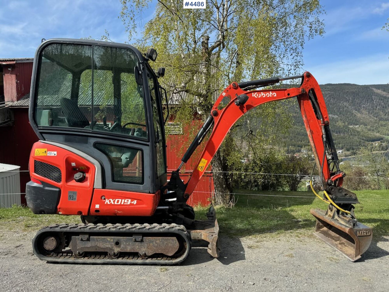 2014 Kubota KX019 Mini excavator with two buckets - Экскаватор: фото 1 2014 Kubota KX019 Mini excavator with two buckets - Экскаватор: фото 1