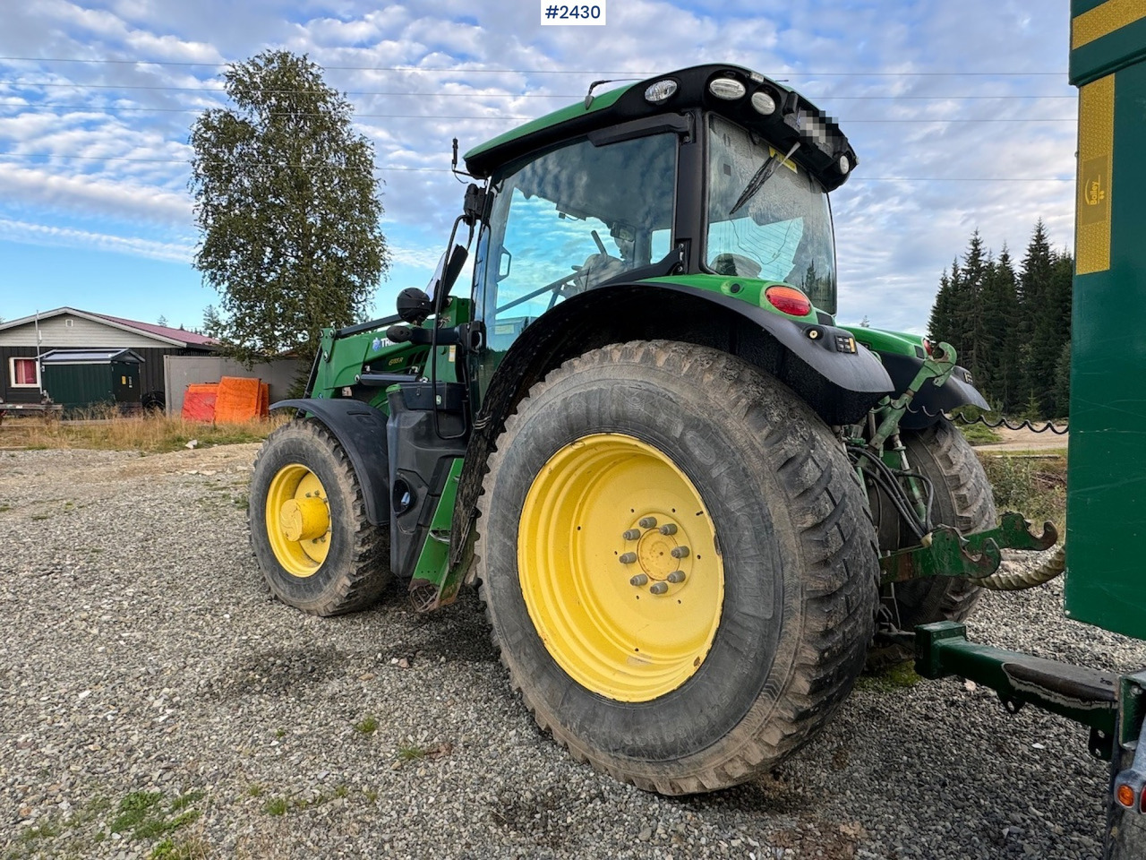 2016 John Deere 6155R w/ Trima front loader - Трактор: фото 3 2016 John Deere 6155R w/ Trima front loader - Трактор: фото 3