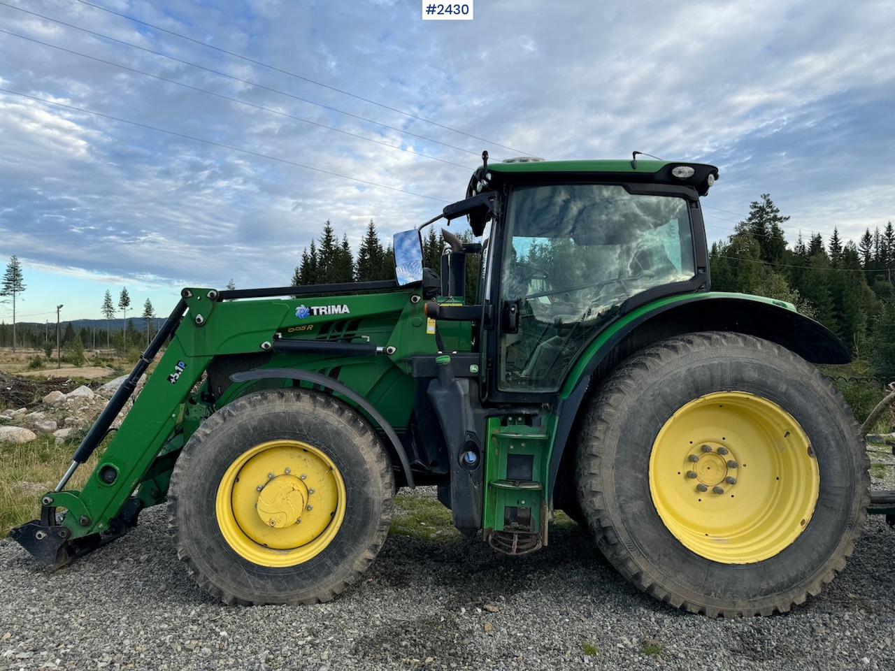 2016 John Deere 6155R w/ Trima front loader - Трактор: фото 2 2016 John Deere 6155R w/ Trima front loader - Трактор: фото 2