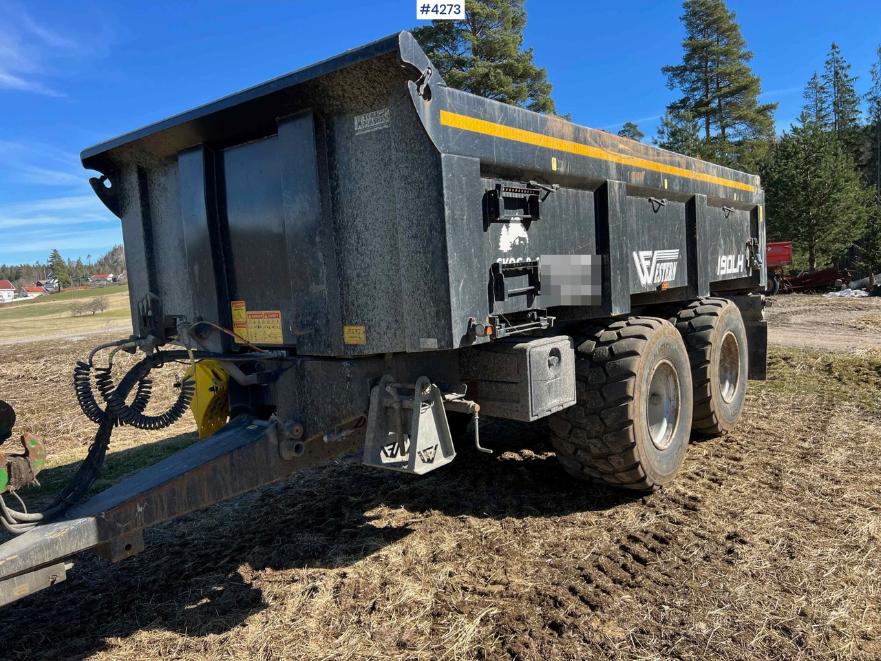 2020 Richard Western wf19DLH 2 axle dump trailer for tractor - Сельскохозяйственный прицеп-самосвал: фото 1 2020 Richard Western wf19DLH 2 axle dump trailer for tractor - Сельскохозяйственный прицеп-самосвал: фото 1