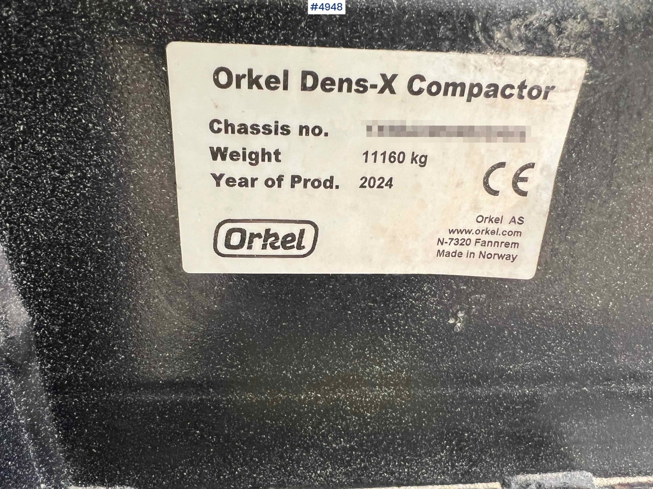 Техника для сенозаготовки 2024 Orkel Dens-x round baler for corn, chips and cut grass: фото 50