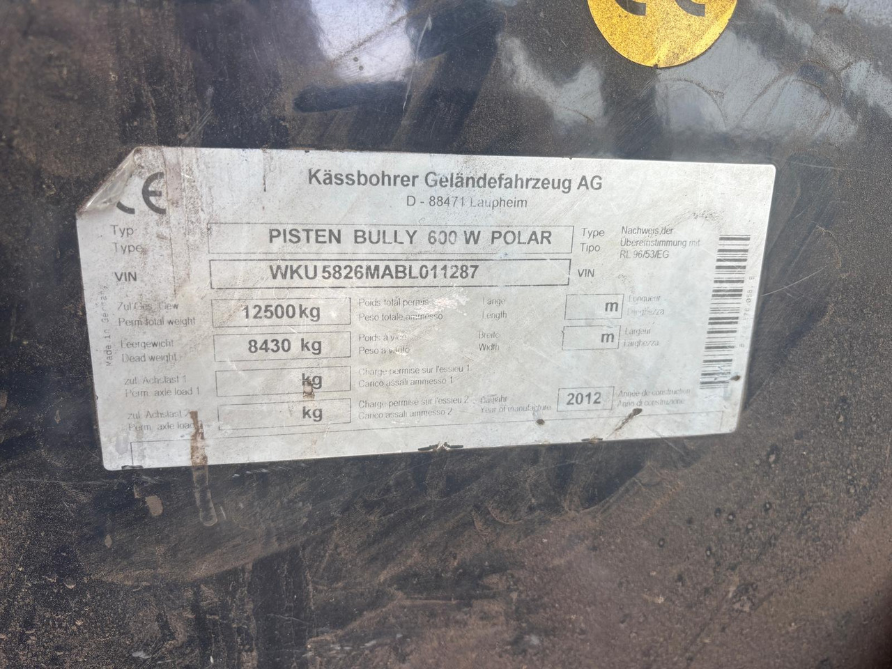 Коммунальная/ Специальная техника KÄSSBOHRER Pistenbully 600: фото 17